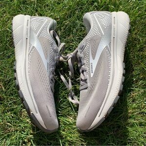 Brooks Ghost 14 Womens 9 Shoes Road Running Neutral Trainer Distance Gray